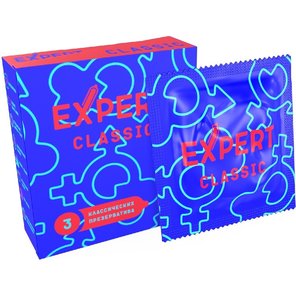  Классические презервативы Expert Classic 3 шт 