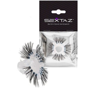  Эластичное эрекционное кольцо с черными «ресничками» 