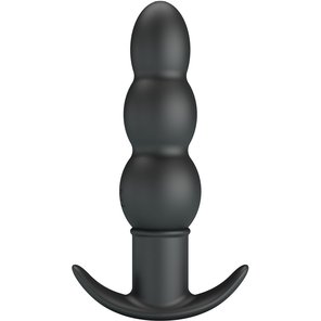  Черный анальный вибростимулятор Aeaeas 11 см 