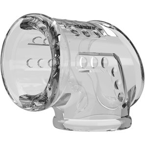  Прозрачная насадка на пенис и мошонку 