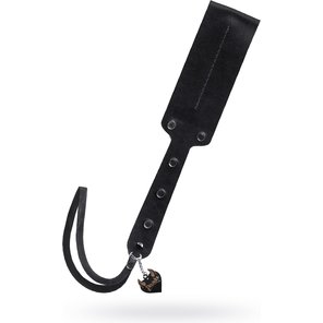  Черный кожаный пэддл 32 см 