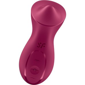  Бордовый вибратор с движущимся шариком Exciterrr 