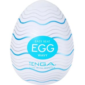  Мастурбатор-яйцо Tenga Egg Wavy 
