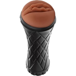  Коричневый мастурбатор-вагина Marly 