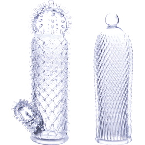  Набор из 2 прозрачных насадок на член Seductive Tickler Sleeves 