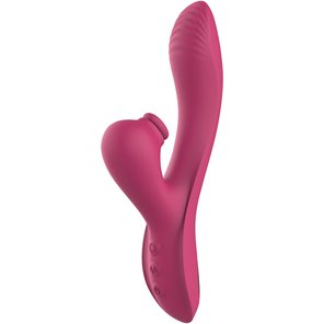  Розовый вибратор-кролик Dual G-Spot Vibe 22,5 см 