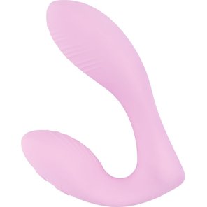  Розовый вибратор Selove DuoFlex 