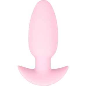  Розовая анальная пробка с вибрацией Cuties Vibrating Mini Butt Plug 8 см 