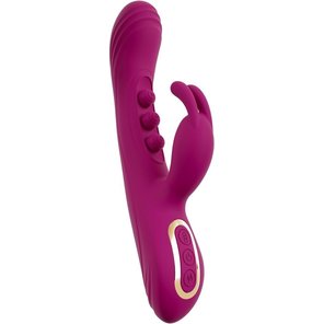  Лиловый вибратор-кролик 2 Function Vibrator Squirting 22,5 см 