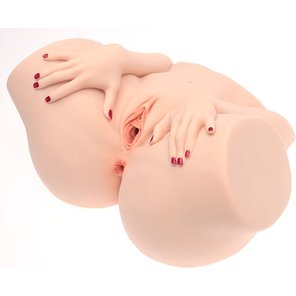  Телесный мастурбатор-полуторс Barbie 