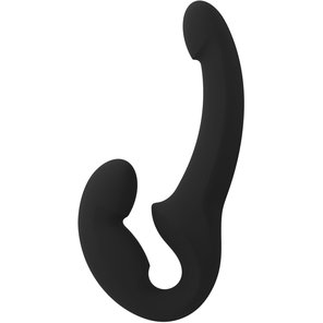  Черный безремневой страпон Share Lite 