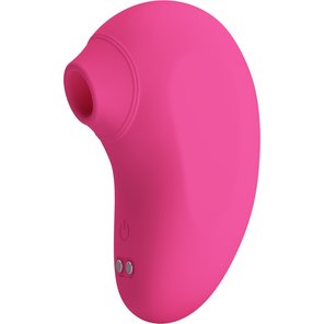  Розовый вакуумный клиторальный массажер Arila 