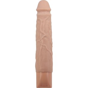  Телесный реалистичный вибратор Osric 22,3 см 