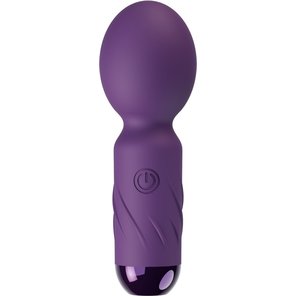  Фиолетовый мини-wand вибратор для стимуляции эрогенных зон 