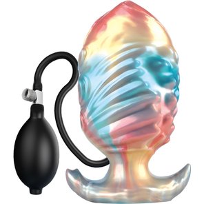  Анальная пробка с функцией расширения Ebon Leviathan 17,5 см 