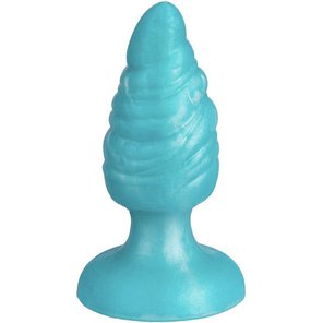  Бирюзовая анальная втулка SILEXD Fantasy Melty 9,2 см 