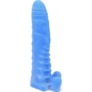  Голубой фаллоимитатор-гигант Аватар 31 см 