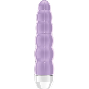  Фиолетовый фигурный вибратор Lauryn 15 см 