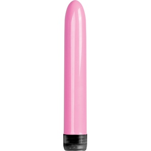  Розовый классический вибратор Super Vibe 17,2 см 