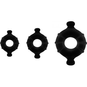  Набор из 3 эрекционных колец Gummy Ring Set 