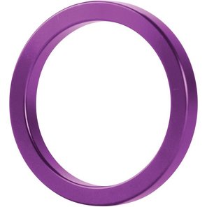  Фиолетовое металлическое эрекционное кольцо Metal Cockring 