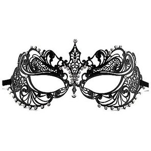  Чёрная маска на глаза Phantom Masquerade Mask 