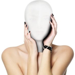  Белая маска на лицо Subjugation Mask 