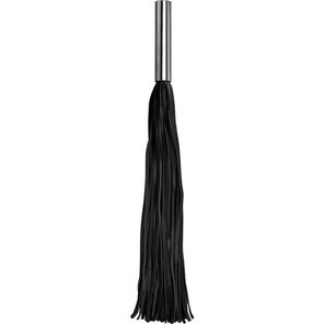  Чёрная плётка Leather Whip Metal Long 49,5 см 