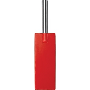  Красная прямоугольная шлёпалка Leather Paddle 35 см 