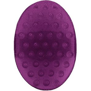  Фиолетовая массажная рукавичка Massage Spikes 