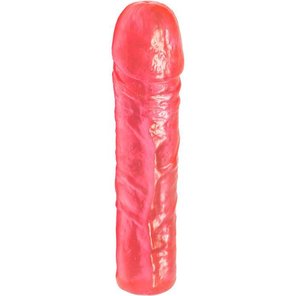  Розовый гелевый фаллоимитатор 16,5 см 