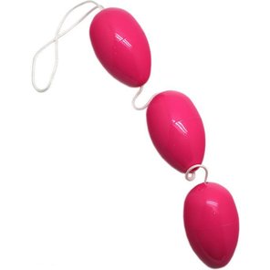  Розовые анально-вагинальные шарики 