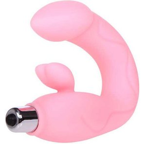  Розовый вибратор Magic Dream для массажа точки G и клитора 