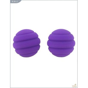  Металлические шарики Twistty с фиолетовым силиконовым покрытием 