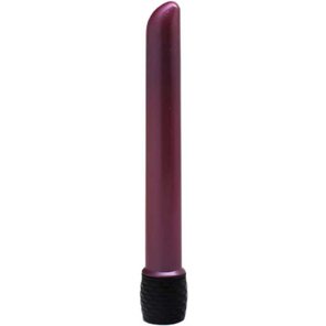  Фиолетовый тонкий вибратор Boy Friend 14,5 см 