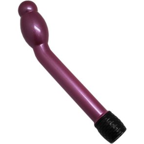  Фиолетовый вибратор Boy Friend с утолщением на кончике 16 см 