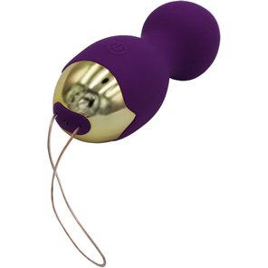  Фиолетовые вагинальные шарики Lust с вибрацией 