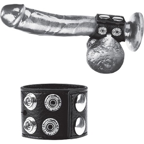  Ремень на член и мошонку 1.5 Cock Ring With Ball Strap 