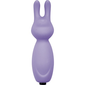  Фиолетовый мини-вибратор с ушками Emotions Funny Bunny Lavender 