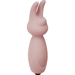  Розовый мини-вибратор с ушками Emotions Funny Bunny Light pink 