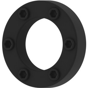  Чёрное эрекционное кольцо No.41 Cockring 