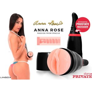  Мастурбатор-вагина Private Anna Rose Vagina в тубе с хвостиком для массажа простаты 
