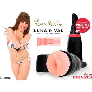  Мастурбатор-вагина Private Luna Rival Vagina в тубе с хвостиком для массажа простаты 