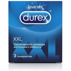  Презервативы увеличенного размера Durex XXL 3 шт. 