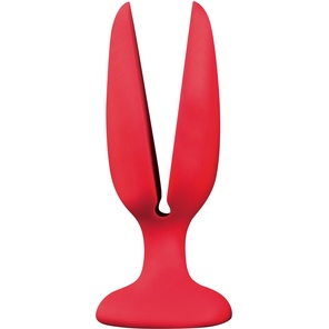  Красная пробка-бутон MENZSTUFF FLOWER BUTT PLUG 6INCH 15 см 