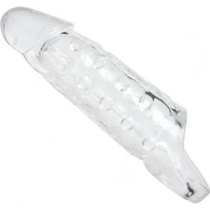  Насадка на член с кольцом для мошонки Tom of Finland Clear Realistic Cock Enhancer 24 см 