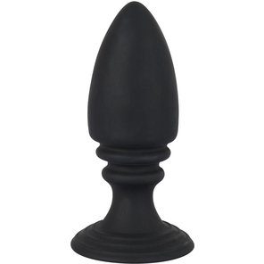 Чёрная анальная пробка Anal Plug 12,5 см 