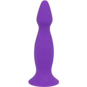  Фиолетовая анальная вибропробка Pure Lilac Vibes 18 см 