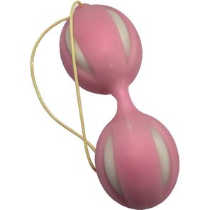  Розовые вагинальные шарики для тренировки интимных мышц 