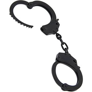  Чёрный металлические наручники Romfun 